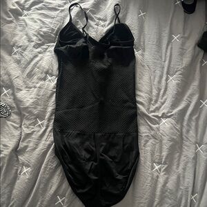 Universal Black Textured Top